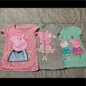 Peppa Pig Shirt Bundle 6/6x